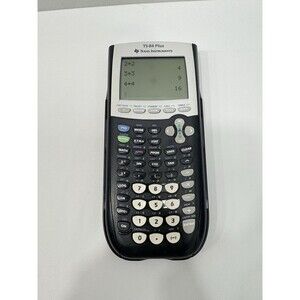 TESTED WORKS Texas Instruments TI-84 Plus Graphing Calculator Black & Cover